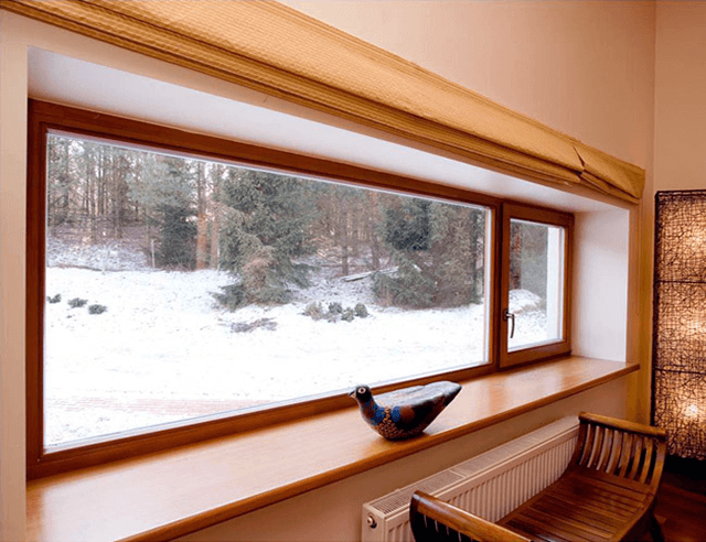 Дерев'яні вікна з однокамерним склопакетом